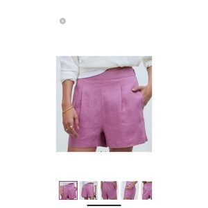 MADEWELL Women's Shorts, Linen‎ Cotton, Summer Light, Us Size M